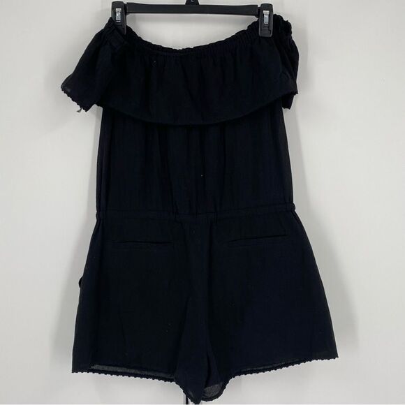 Loft Women’s Off The Shoulder Black Romper size S - Picture 3 of 3